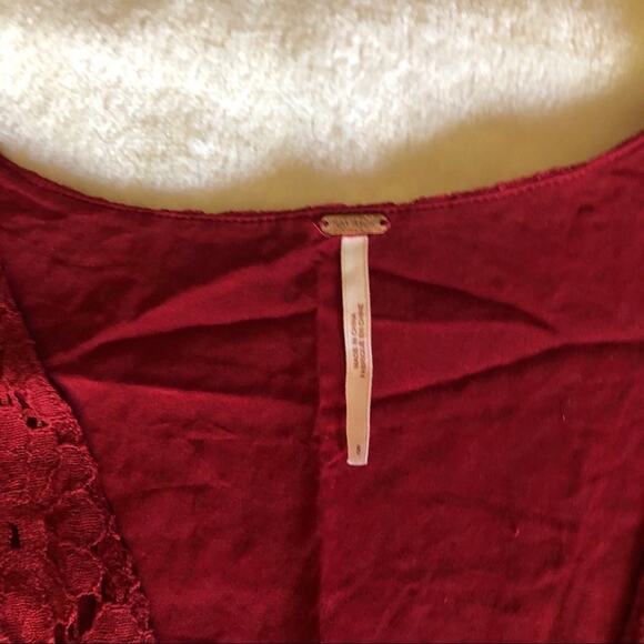 Free People Daisy Field Lace Dress in Red - Picture 5 of 6